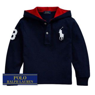 ラルフローレン(Ralph Lauren)の☆新品☆120 ラルフローレン コットンフードTシャツ ネイビー 5725(Tシャツ/カットソー)