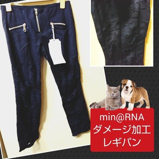 min@RNA - min@RNA★新品★ダメージ加工レギパン／M