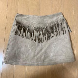 エイチアンドエイチ(H&H)のH&M ミニスカート 140 145 150 フリンジつき(ワンピース)