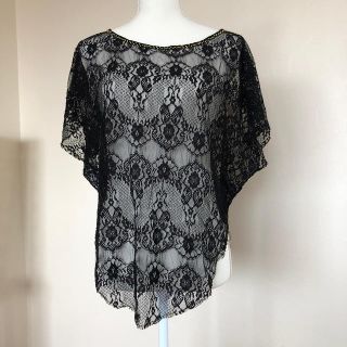 トップショップ(TOPSHOP)のTOPSHOPビンテージ　レーストップス(カットソー(半袖/袖なし))