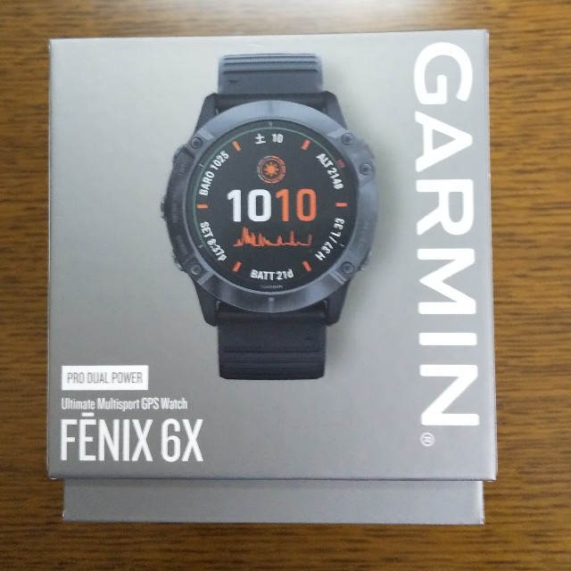 GARMIN(ガーミン)のGarmin fēnix 6X スマートウォッチ スポーツ/アウトドアのトレーニング/エクササイズ(トレーニング用品)の商品写真