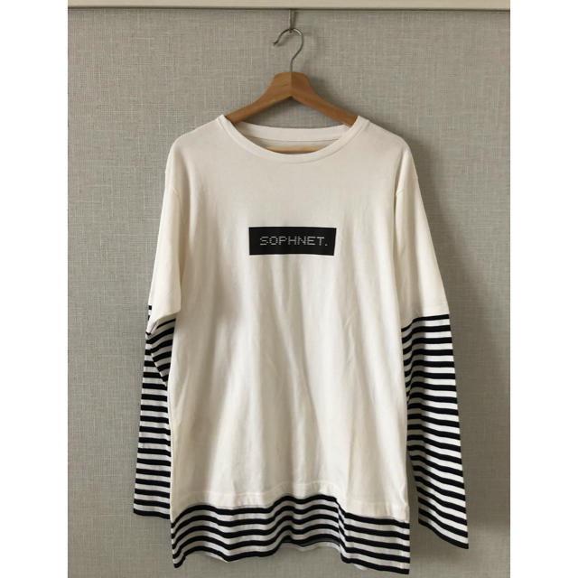 sophnet ソフネット L/S AUTHENTIC LOGO TEE 白 S