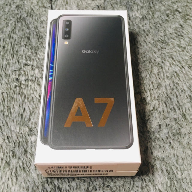 【新品未開封】Galaxy A7 BLACK 本体 SIMフリースマホ/家電/カメラ