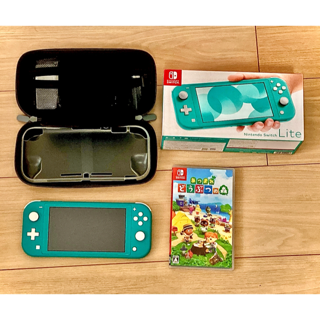 Nintendo Switch Lite ターコイズ あつ森 アクセサリ付あつ森