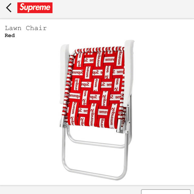 Supreme(シュプリーム)のsupreme lawn chair  椅子　美品 インテリア/住まい/日用品の椅子/チェア(折り畳みイス)の商品写真