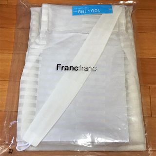 フランフラン(Francfranc)の2枚セット　レースカーテン　W100×H198(レースカーテン)