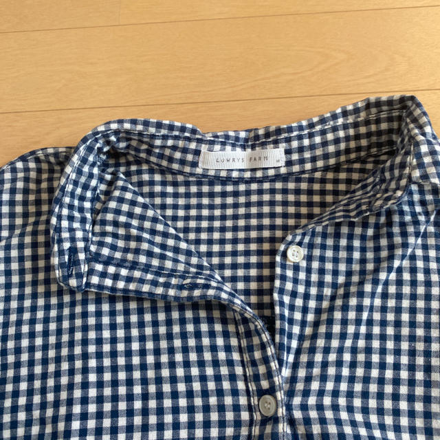 LOWRYS FARM(ローリーズファーム)のチェック　シャツ　半袖 レディースのトップス(シャツ/ブラウス(半袖/袖なし))の商品写真