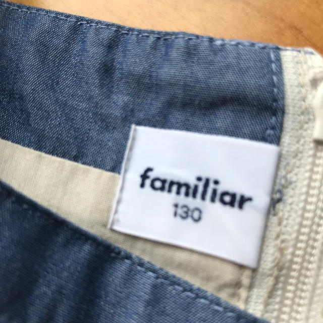 familiar(ファミリア)の【早い者勝ち､値下げ】ファミリア ワンピース130 キッズ/ベビー/マタニティのキッズ服女の子用(90cm~)(ワンピース)の商品写真