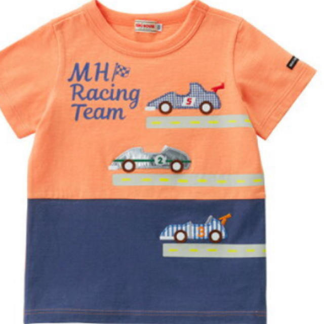 mikihouse(ミキハウス)のレーシング♡Tシャツ♡ミキハウス♡130♡新品 キッズ/ベビー/マタニティのキッズ服男の子用(90cm~)(Tシャツ/カットソー)の商品写真