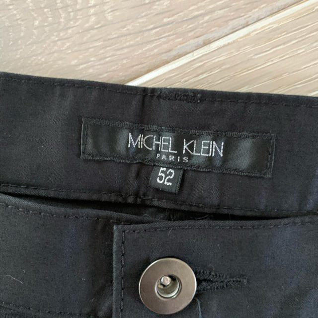 MICHEL KLEIN(ミッシェルクラン)の春夏【MICHEL KLEIN】メンズ　ブラック　薄手　パンツ　サイズ52 メンズのパンツ(その他)の商品写真