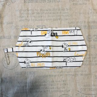 スヌーピー(SNOOPY)の仮置きマスクケ－ス　ハンドメイド(その他)