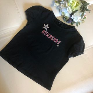 バーバリー(BURBERRY)の♪バーバリー♪前が可愛い。星　140A 濃紺(Tシャツ/カットソー)