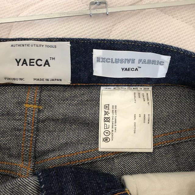 YAECA(ヤエカ)のYAECA ストレートデニムパンツ メンズのパンツ(デニム/ジーンズ)の商品写真