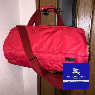 バーバリーブルーレーベル(BURBERRY BLUE LABEL)のBurberry☆ボストンバッグ☆美品(ボストンバッグ)