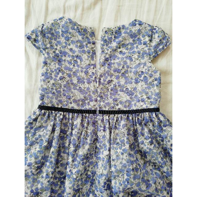 BeBe(ベベ)のBeBe120 ワンピース 紫系　花柄 キッズ/ベビー/マタニティのキッズ服女の子用(90cm~)(ワンピース)の商品写真