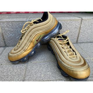 ナイキ(NIKE)のairmax97 ゴールド(スニーカー)