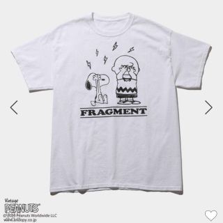 フラグメント(FRAGMENT)のFRAGMENT PEANUTS TEE ホワイト L THE CONVENI(Tシャツ/カットソー(半袖/袖なし))