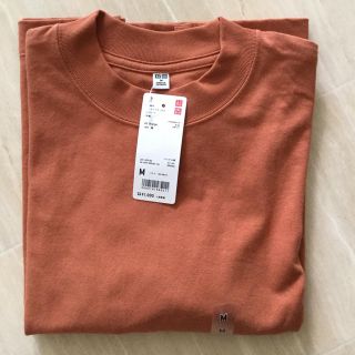 ユニクロ(UNIQLO)のユニクロ　コットンリラックスボクシーT オレンジ(Tシャツ(半袖/袖なし))