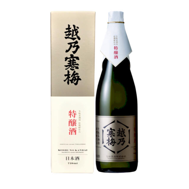 越乃寒梅　生酛系酒母柱焼酎仕込み 特醸酒 720ml（石本酒造株式会社）１本 食品/飲料/酒の酒(日本酒)の商品写真