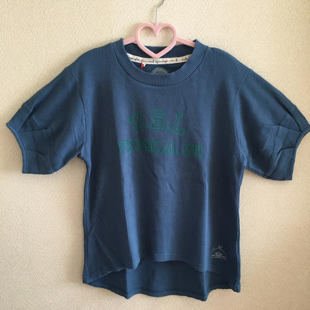 CUBE SUGAR(キューブシュガー)の新品＊ライムインク＊ワッフルTシャツ レディースのトップス(Tシャツ(半袖/袖なし))の商品写真