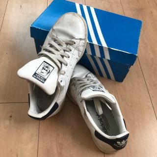 アディダス(adidas)のadidas STAN SMITH アディダス 23cm ホワイト ネイビー(スニーカー)