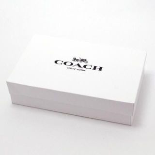 コーチ(COACH)の長財布用　専用ギフトBOX　１枚　白無地保存袋付き(財布)