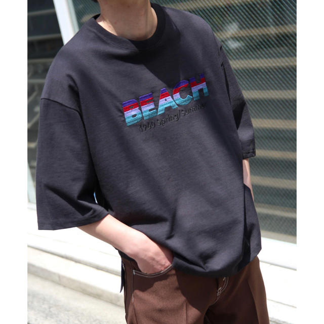 SUNSEA(サンシー)のDAIRIKU "BEACH" Half-Sleeve Tee メンズのトップス(Tシャツ/カットソー(半袖/袖なし))の商品写真
