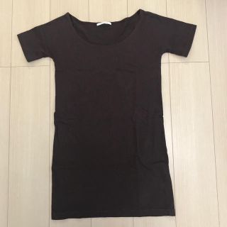 ブランシュール(blancheur)の【marinaz様ご専用】ロング　濃茶　Tシャツ(Tシャツ(半袖/袖なし))