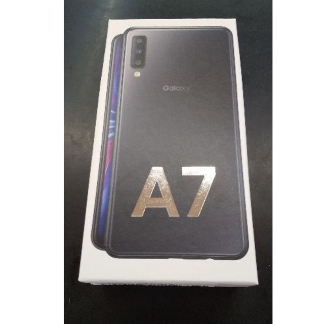 【新品未開封】galaxy A7 ブラック SIMフリー