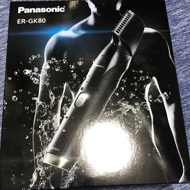 Panasonic パナソニック ER-GK80 ボディトリマー 黒 - メンズシェーバー