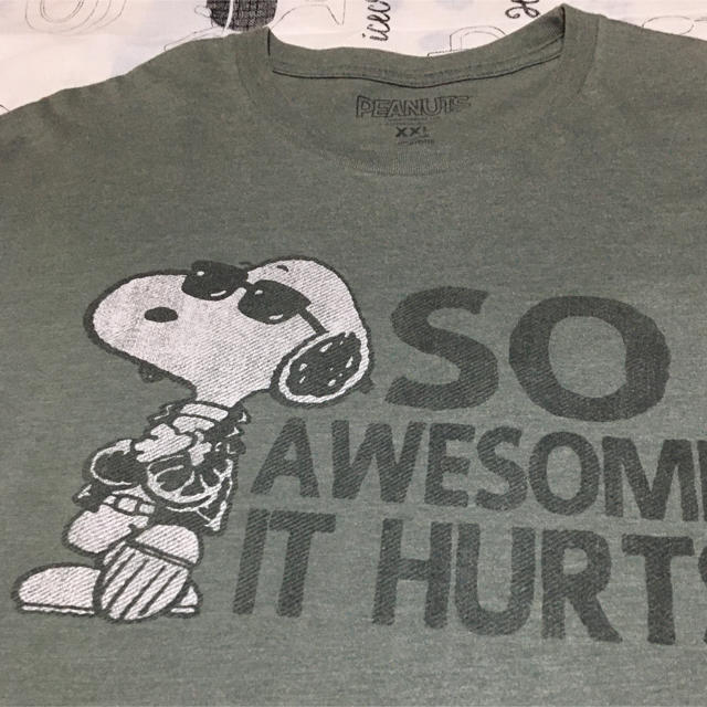 PEANUTS(ピーナッツ)の【レア】US古着 XXL PEANUTS SNOOPY Tシャツ メンズのトップス(Tシャツ/カットソー(半袖/袖なし))の商品写真