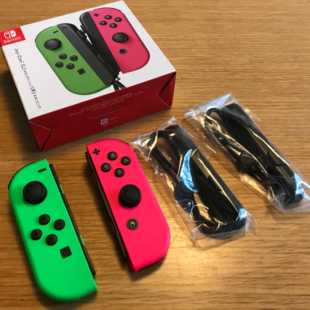 ニンテンドースイッチ Joy-Con ネオグリーン&ネオピンク