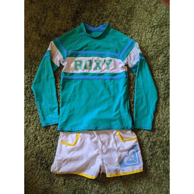 ROXY ラッシュガード パンツ キッズ 140 キッズ/ベビー/マタニティのキッズ服女の子用(90cm~)(水着)の商品写真