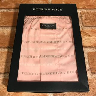 バーバリー(BURBERRY)の【正規品】BURBERRY バーバリー トランクス Lサイズ ピンク 新品(トランクス)