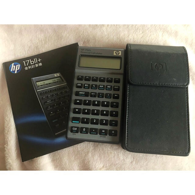 HP(ヒューレットパッカード)のhp ヒューレット・パッカード☆ 17bII+ 金利計算機 日本語ガイド付 インテリア/住まい/日用品のオフィス用品(オフィス用品一般)の商品写真