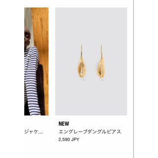 ザラ(ZARA)の今週の新商品　ZARA ピアス　新品未使用(ピアス)