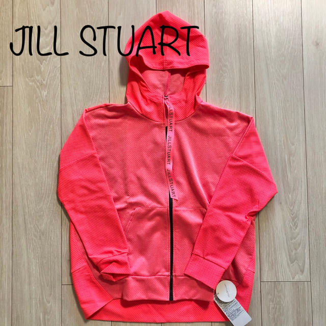 JILLSTUART(ジルスチュアート)の新品 JILL STUART アクアパーカー フーディ ラッシュガード PK L レディースの水着/浴衣(水着)の商品写真