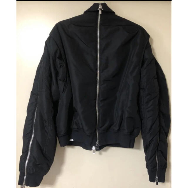 JOHN LAWRENCE SULLIVAN(ジョンローレンスサリバン)の超激レア 16a/w y/project zip bomber jacket メンズのジャケット/アウター(ナイロンジャケット)の商品写真