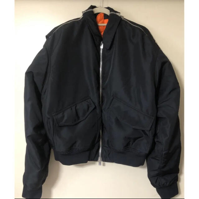 JOHN LAWRENCE SULLIVAN(ジョンローレンスサリバン)の超激レア 16a/w y/project zip bomber jacket メンズのジャケット/アウター(ナイロンジャケット)の商品写真