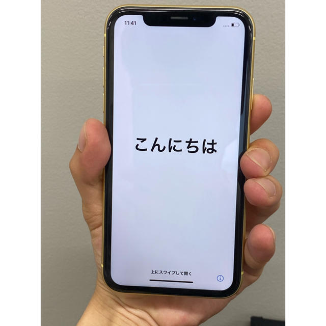 Apple(アップル)のiPhone XR 64GB イエロー スマホ/家電/カメラのスマートフォン/携帯電話(スマートフォン本体)の商品写真