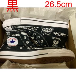 コンバース(CONVERSE)のconverse CTAS sean pablo 26.5 黒　supreme(スニーカー)