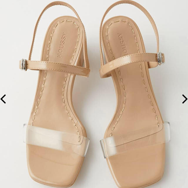 moussy(マウジー)の毎年人気♡MOUSSY JELLY STRAP SANDALS♡クリアサンダル レディースの靴/シューズ(サンダル)の商品写真