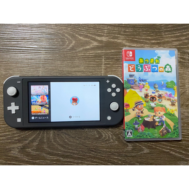 ニンテンドー スイッチライト グレー あつ森