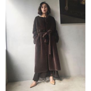 ameri vintage アメリ　ファーコート　ミンクロングコート　ameri