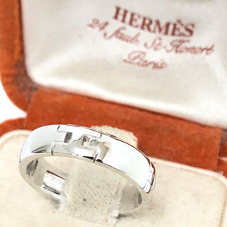 エルメス(Hermes)の★新品 HERMES エルメス K18WG リング 指輪 ヘラクレス(リング(指輪))
