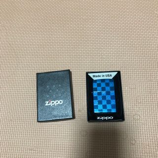 ジッポー(ZIPPO)のZIPPO ブルー(タバコグッズ)