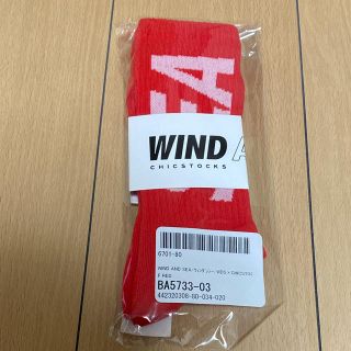 WIND AND SEA   ソックス　レッド(ソックス)