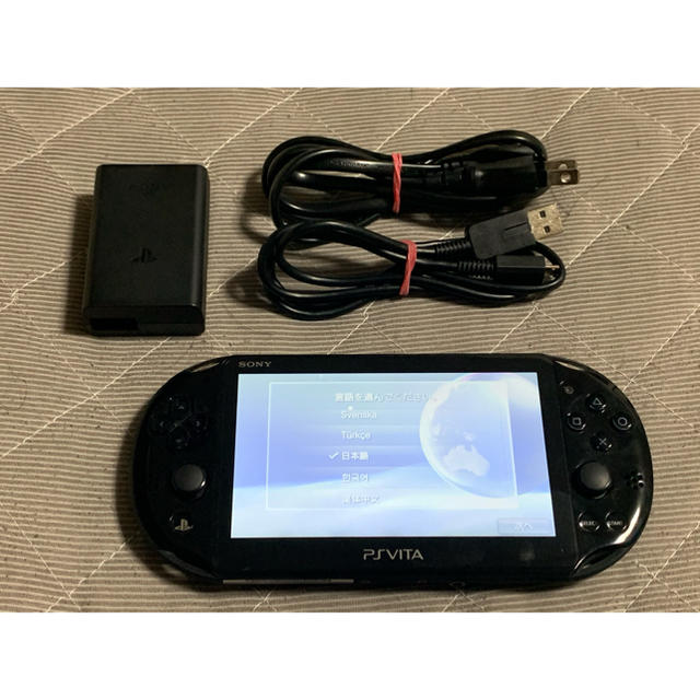 専用出品　vita ブラック　比較的美品　送料無料　①ゲームソフト/ゲーム機本体