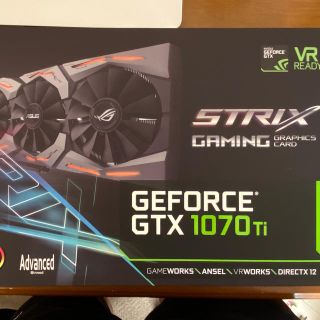エイスース(ASUS)の【ASUS STRIX】GeForce GTX 1070ti RGB(PCパーツ)