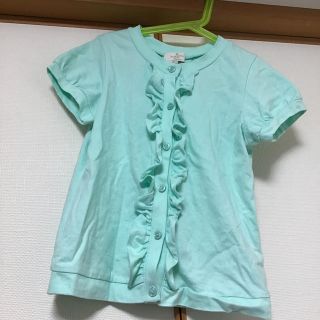 ケイトスペードニューヨーク(kate spade new york)のケイトスペード前あきボタン付Tシャツ160(Tシャツ/カットソー)